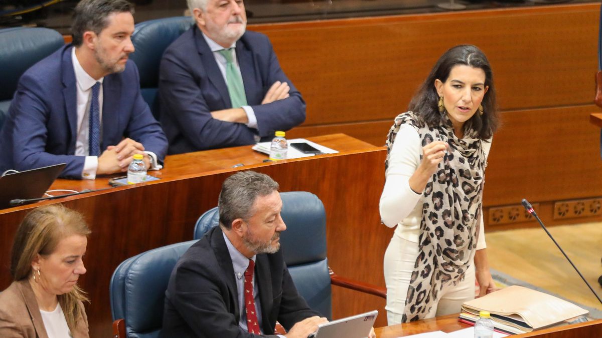 Archivo - La portavoz de Vox en la Asamblea de Madrid, Rocío Monasterio. Archivo.