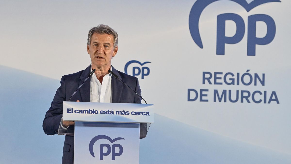 El presidente del PP, Alberto Núñez Feijóo.