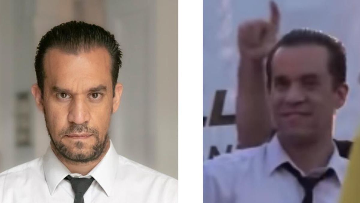 Foto oficial de Leonardo Saifert (izq) como legislador porteño y captura del acto el 7 de agosto de 2021.