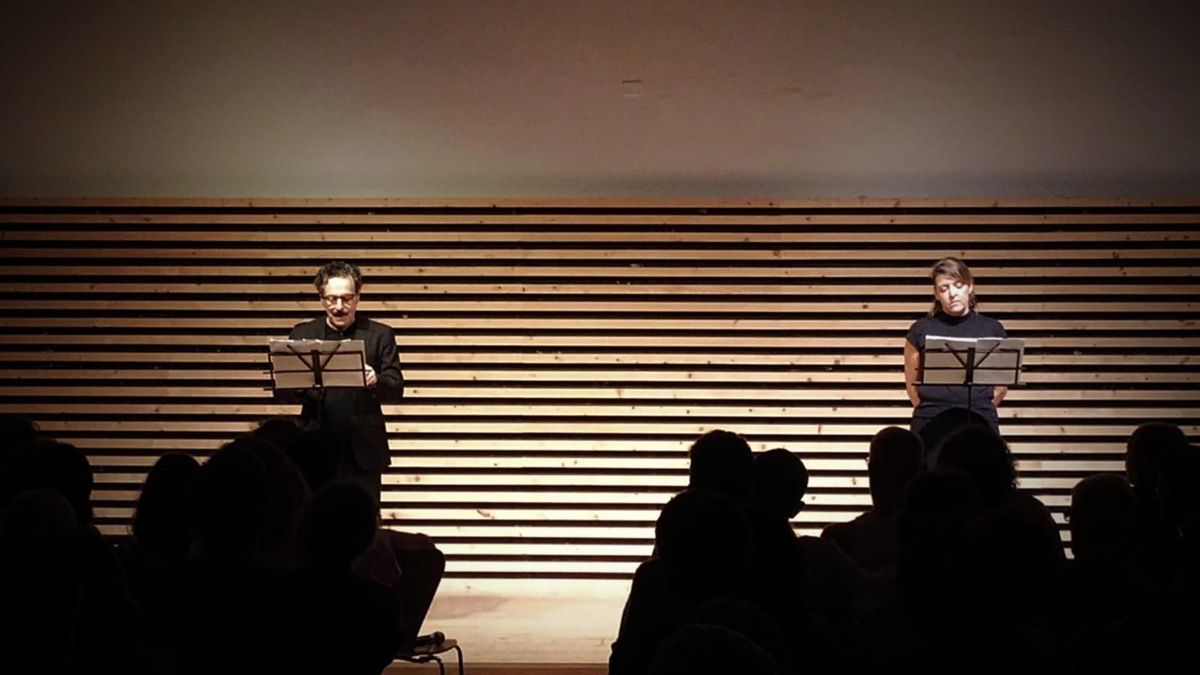 Un instante del espectáculo 'Chistes contra Franco', celebrado en La Modelo de Barcelona