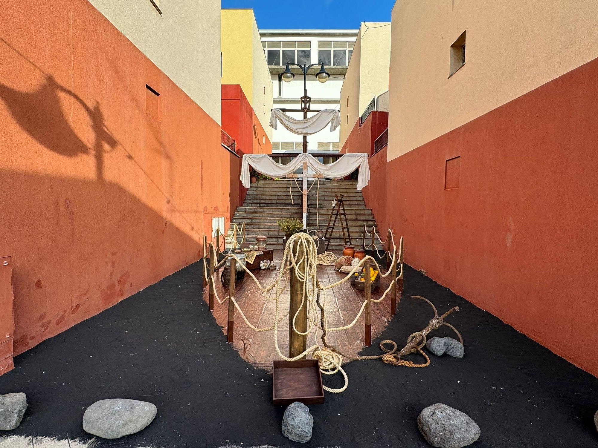 Cruz de la Barriada de Pescadores,  primer premio modalidad de temática libre.