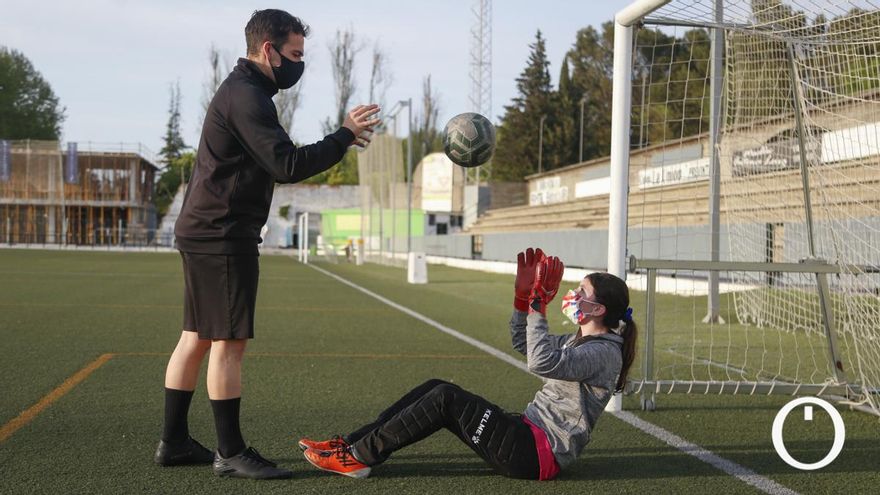 Entrenamiento del equipo Paquillo Moreno de Montilla