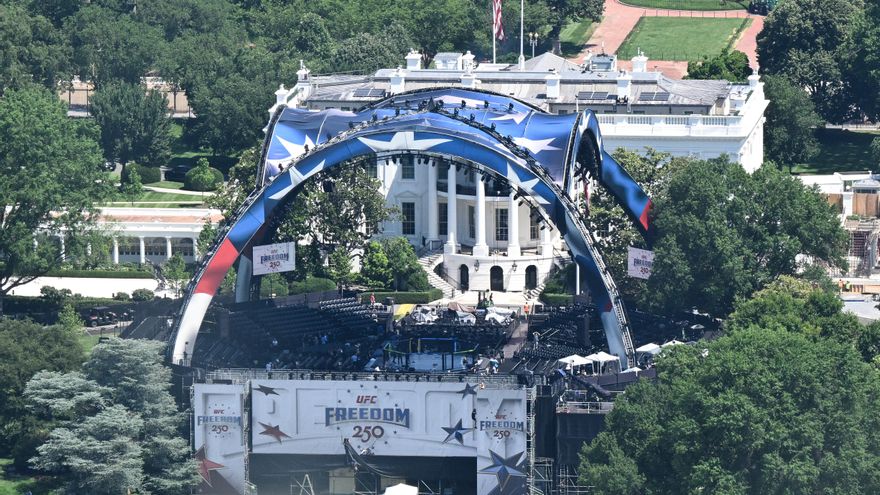 El 'César' Trump convierte la Casa Blanca en un circo romano para su 80 cumpleaños