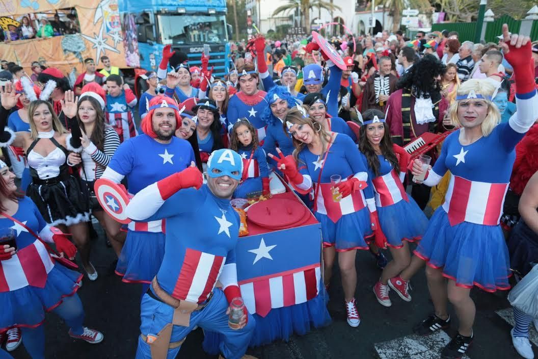 Cabalgata del Carnaval de Maspalomas.