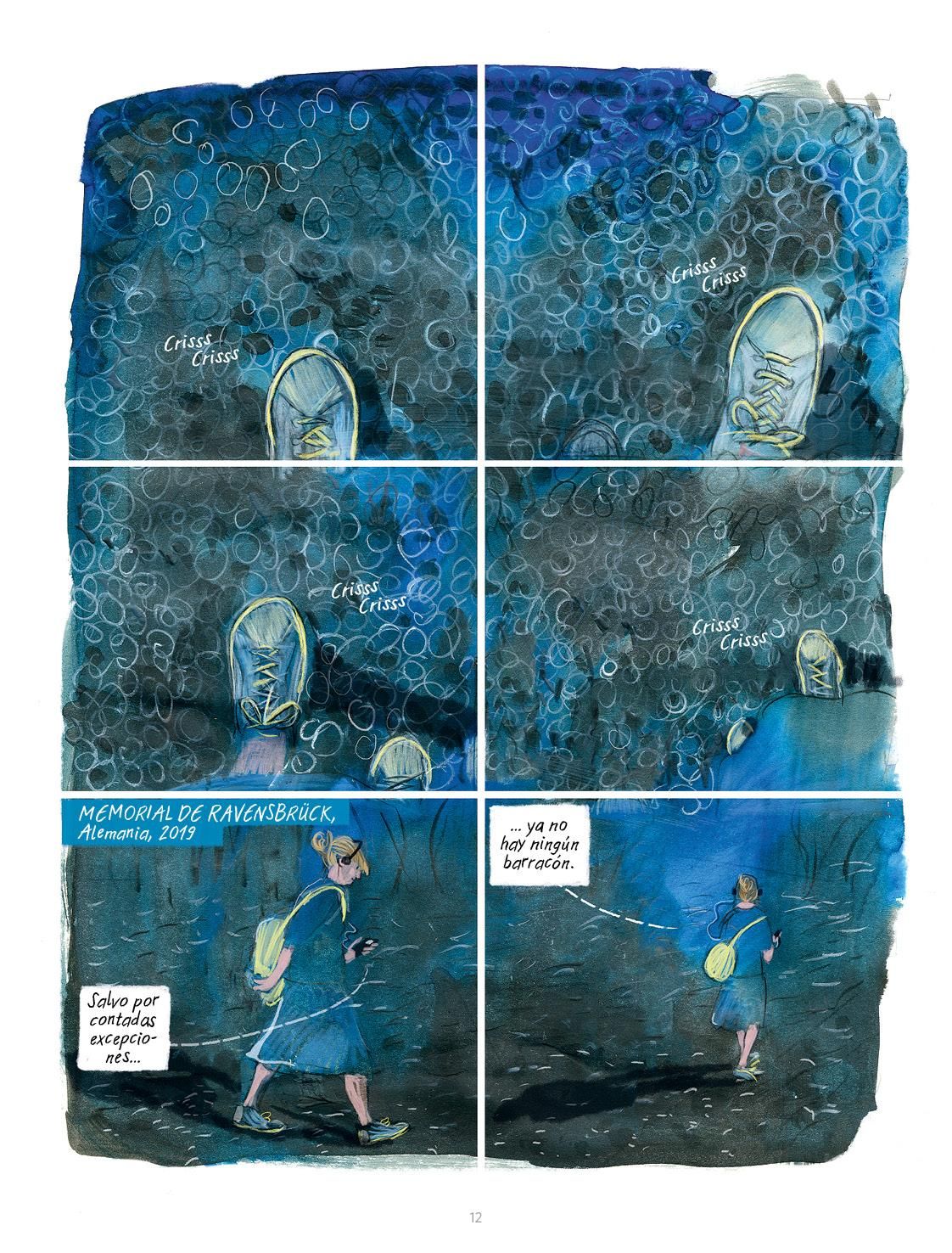 Una página de 'Emmie Arbel. El color de los recuerdos' de Barbara Yellin