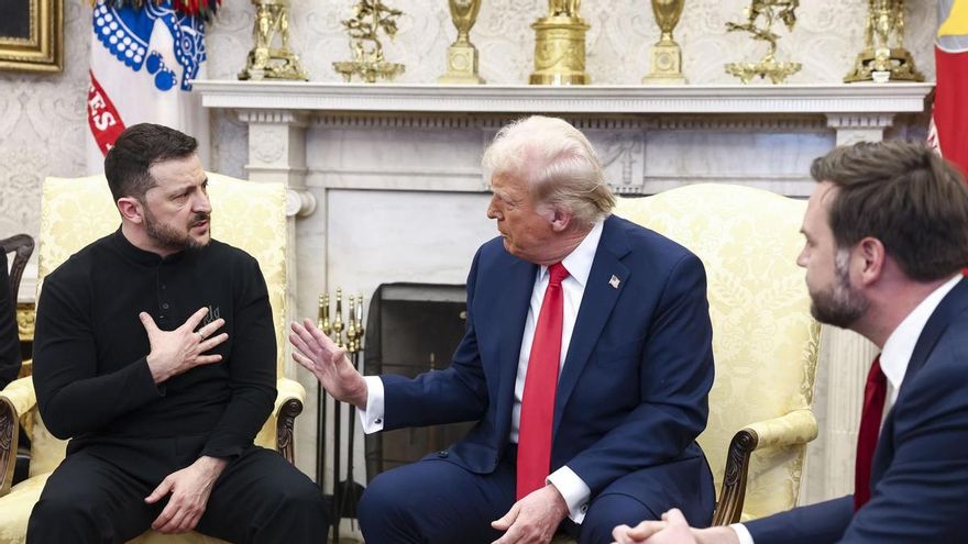 Trump, a gritos con Zelenski en el Despacho Oval: "Estás jugando con la tercera guerra mundial"