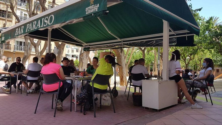 Terraza El Paraíso, en la capital murciana