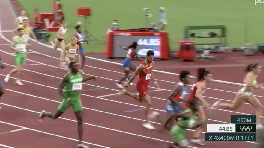 Samuel García estará en la final de la prueba de 4×400 mixto de los Juegos Olímpicos de Tokio 2021