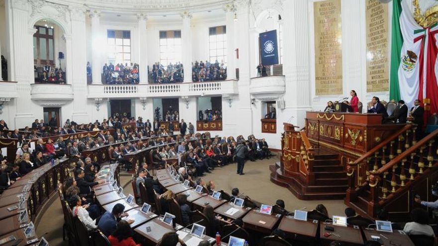 Vista general del Congreso en Ciudad de México (México).