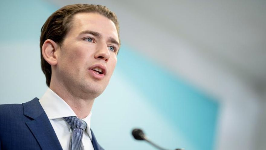 El canciller, Sebastian Kurz. eFE/Christian Bruna/Archivo