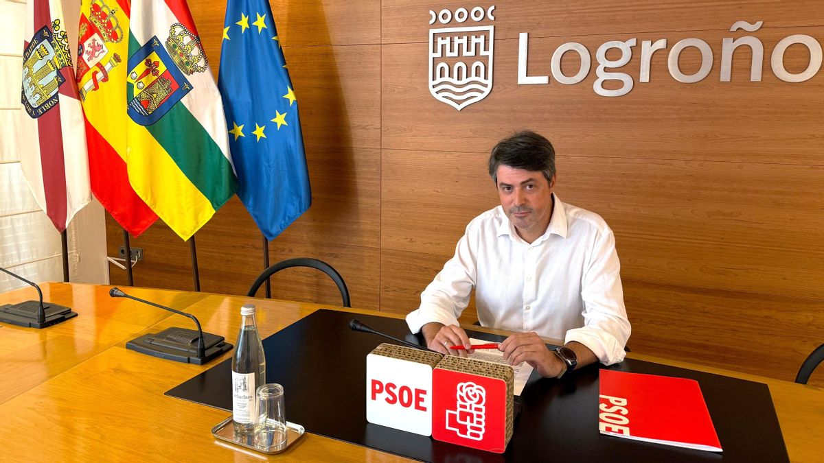 Luis Alonso, portavoz del PSOE en Logroño