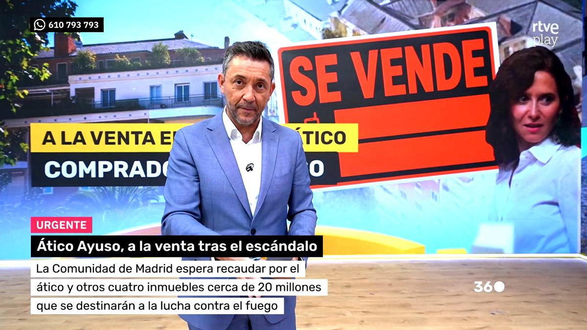 Javier Ruiz critica a Telemadrid en RTVE por la nueva polémica de Ayuso: "Ni una palabra del ático, hablaron de ETA y Zapatero"