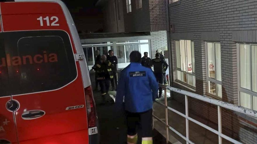 Cuatro heridos en un incendio en una residencia de ancianos en Siero (Asturias)