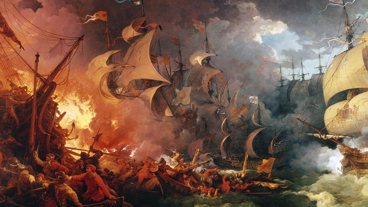 El arsenal hallado junto al pecio encaja con las funciones militares del navío en la campaña del 88