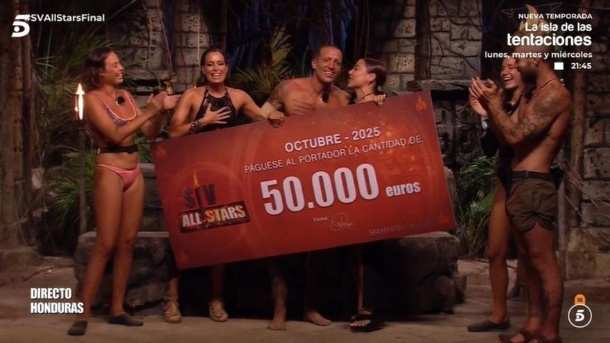 A la segunda va la vencida y Rubén Torres gana 'Supervivientes All Stars 2', tras batir todos los récords del reality