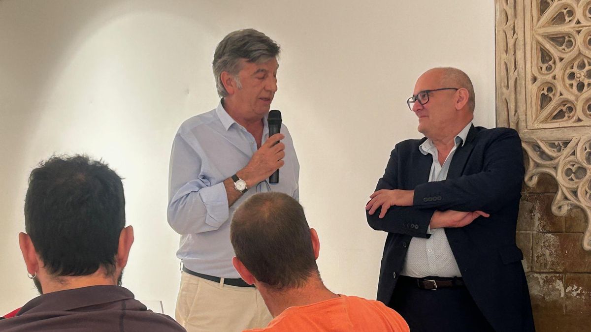 El presidente de la DO Méntrida-Toledo y Pedro Ballesteros