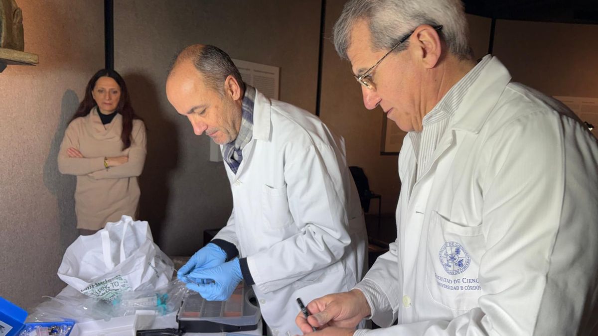 Los investigadores, en Monza.