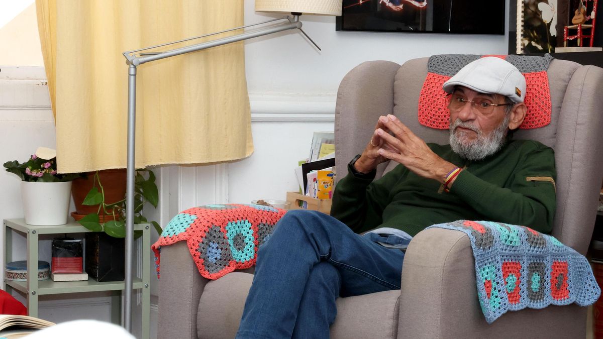 Ramón Armando León Rodríguez durante la entrevista.