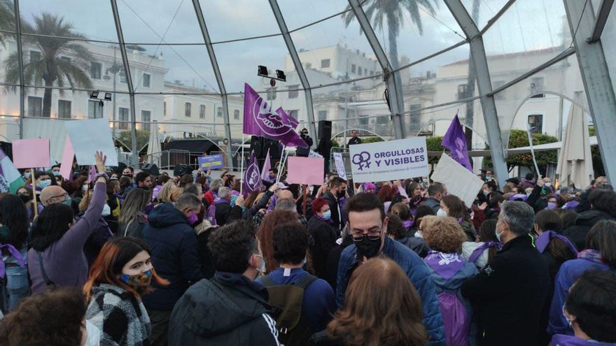 Manifestación del 8M en Mérida 2022