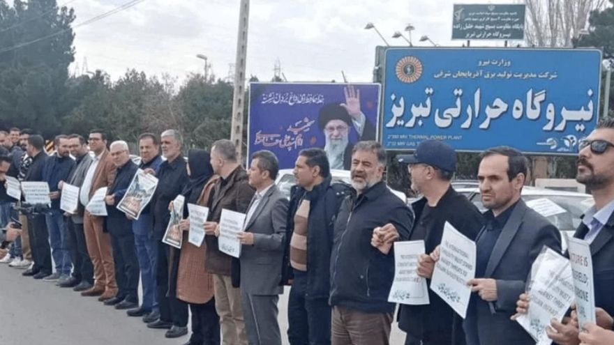 Iraníes formaron “cadenas humanas” alrededor de las centrales eléctricas
