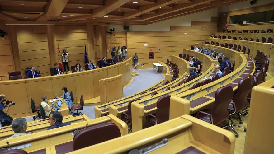Imagen de archivo de una reunión de la Diputación Permanente del Senado. EFE/ Zipi