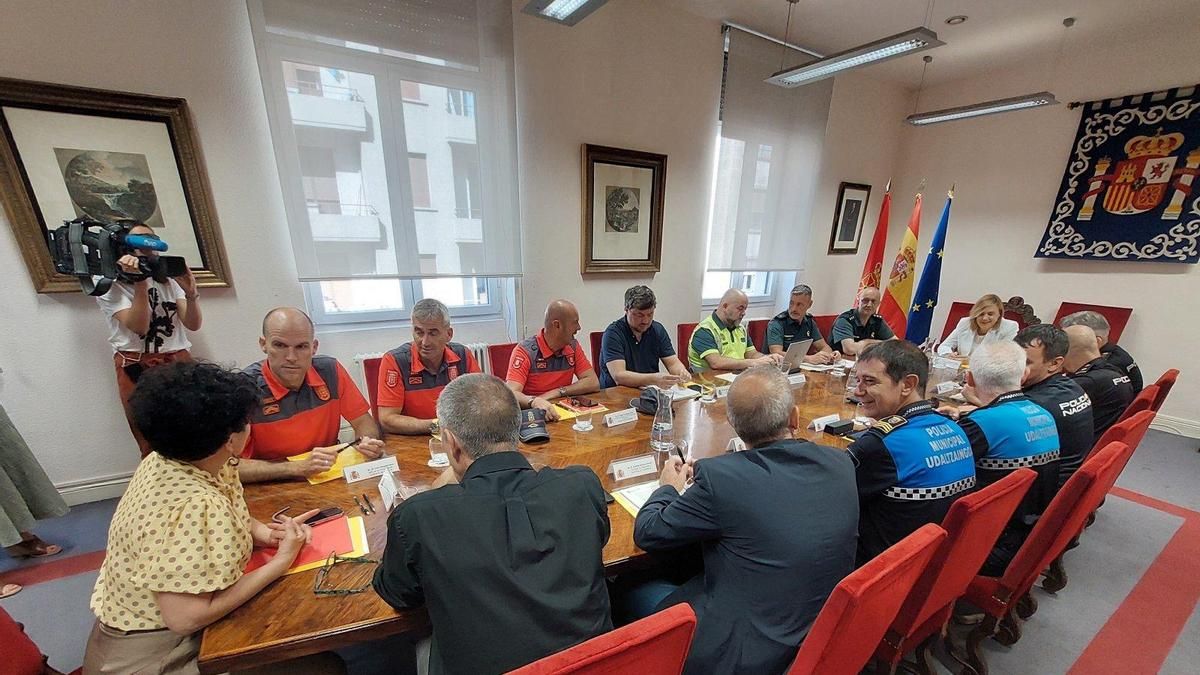 Pamplona contará con más de 2.700 agentes de cuatro cuerpos policiales distintos durante los Sanfermines