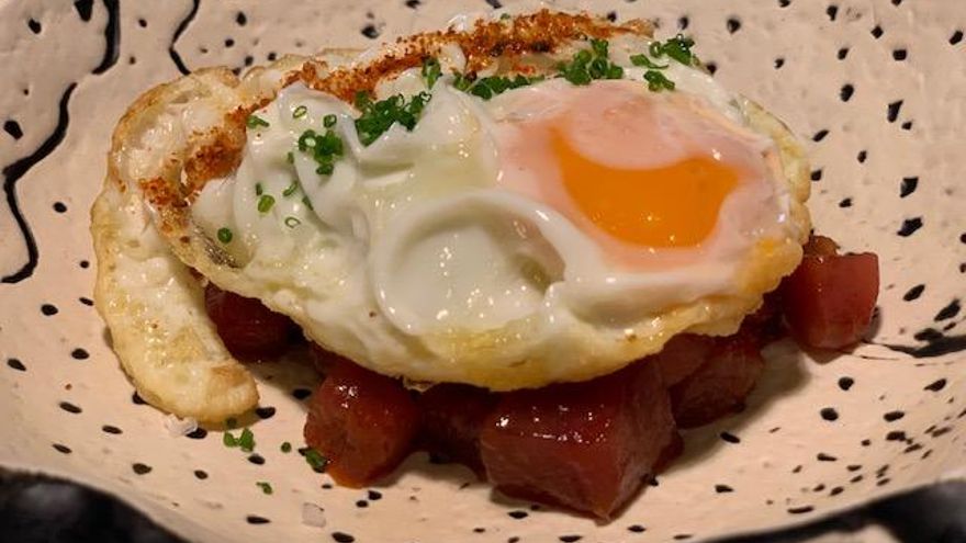 Tartar picante de atún rojo