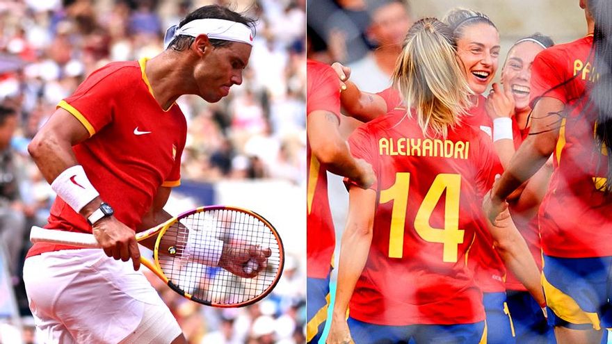 La 1 se lleva el 'oro' del domingo, aupada por los triunfos en París de Nadal (21.5%) y la Selección femenina de fútbol (22%)