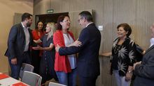 Isabel Franco (Cs) y Diego Conesa (PSOE) han estado presentes en la mesa negociadora