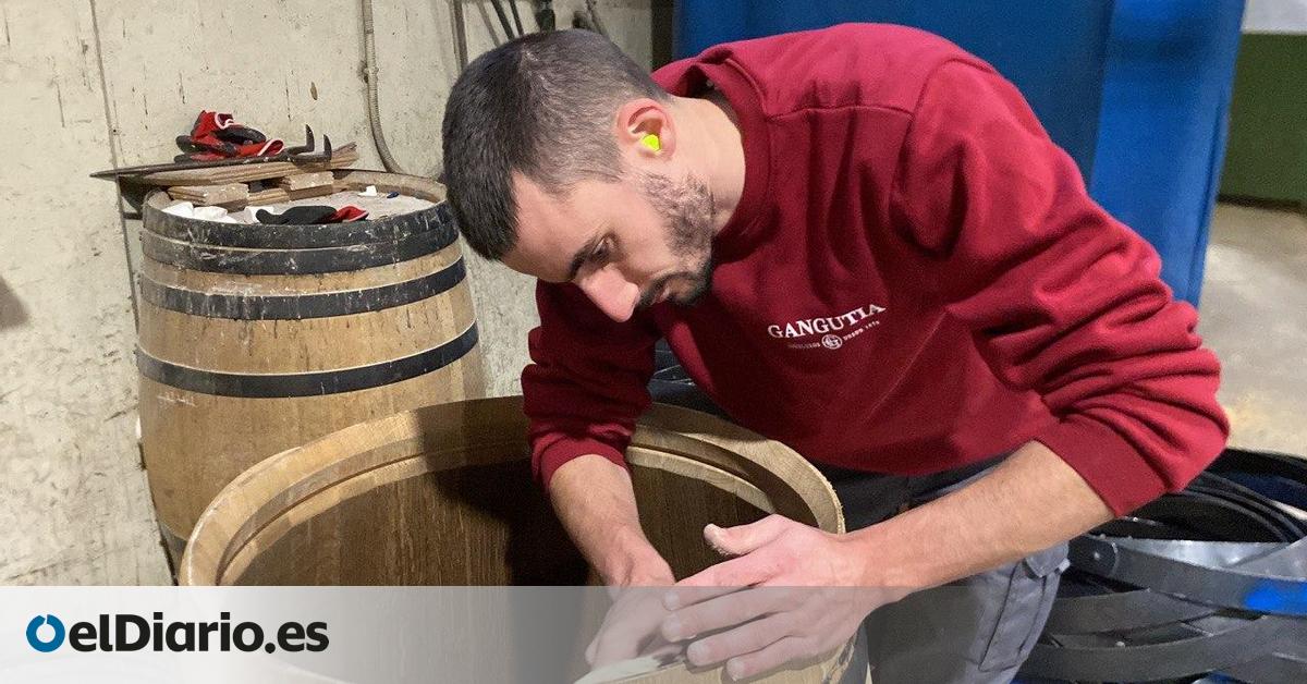 Aprender a hacer barricas donde no hay escuelas: una tonelería de La Rioja forma a doce estudiantes franceses