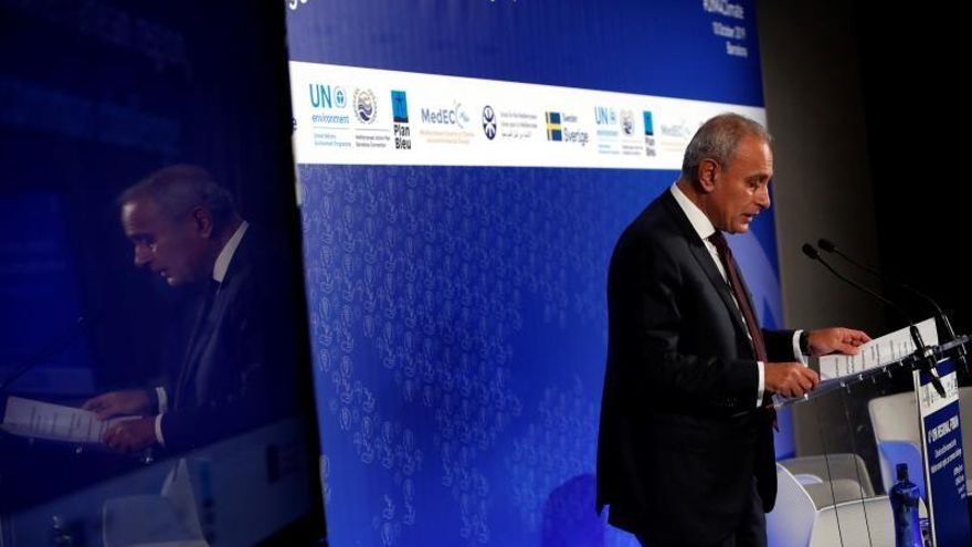 El secretario general de la Unión por el Mediterráneo, Nasser Kamel.