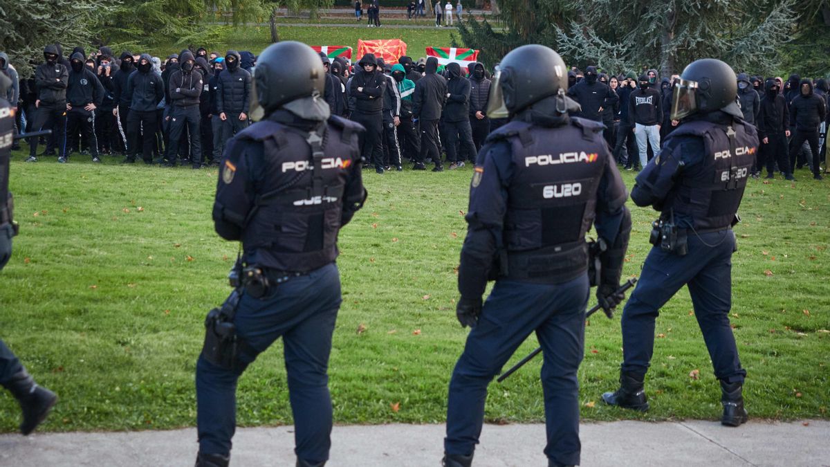 28 detenidos por los altercados en Pamplona tras la convocatoria fallida de Vito Quiles en octubre de 2025
