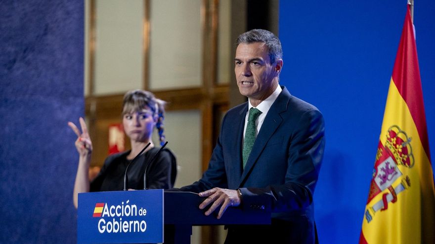 El presidente del Gobierno, Pedro Sánchez, inaugurará el curso político, en un acto en la sede del Instituto Cervantes, a 4 de septiembre de 2024, en Madrid (España)