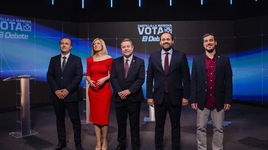 Debate electoral en CMMedia de los candidatos a la Presidencia de Castilla-La Mancha.