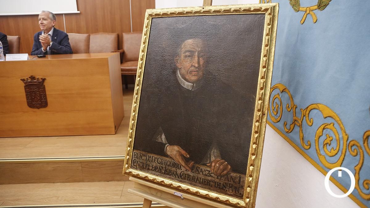 Presentación de la restauración de los retratos de Gregorio de Salazar y Pedro de Salazar y Góngora