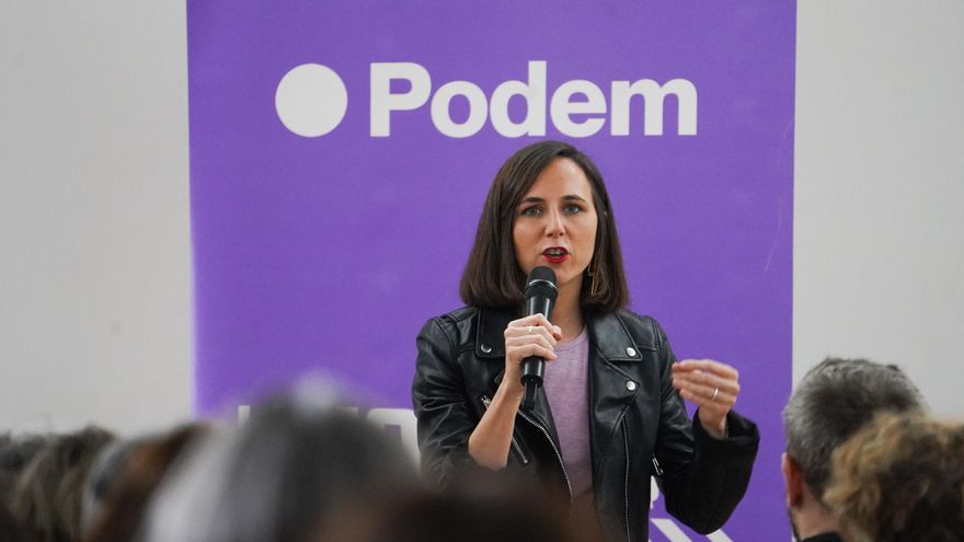 La secretaria general de Podemos, Ione Belarra, a 11 de mayo de 2024, en Valencia, Comunidad Valenciana (España).