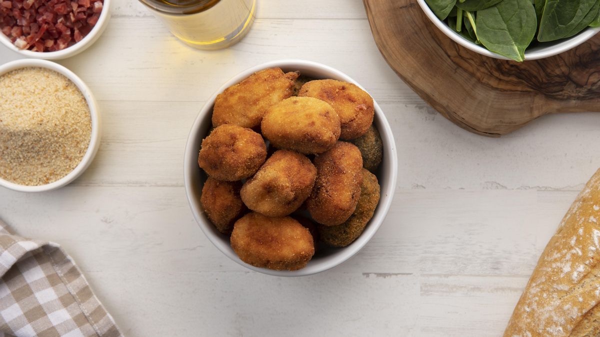 Bolas de puré de patata