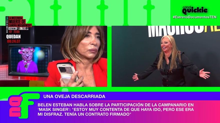 Belén Esteban afirma que era la Oveja de 'Mask Singer' antes de Campanario: "Ese era mi disfraz, tengo una foto"