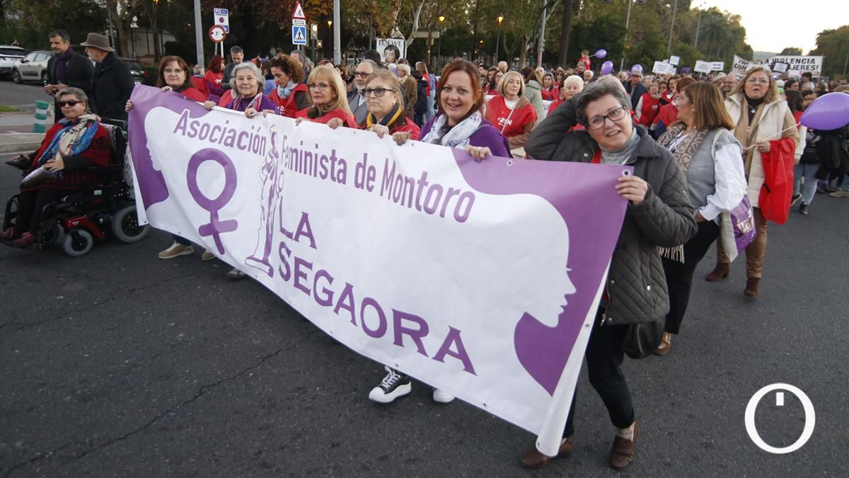 Manifestación contra la violencia machista 25N