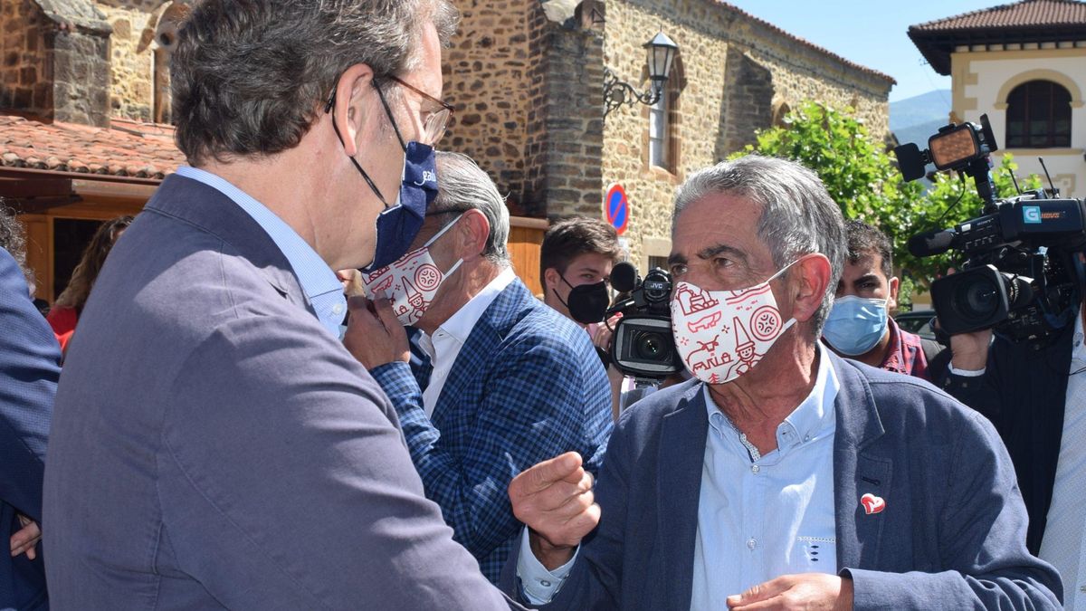 Miguel Ángel Revilla y Alberto Núñez Feijoo, este viernes en Potes