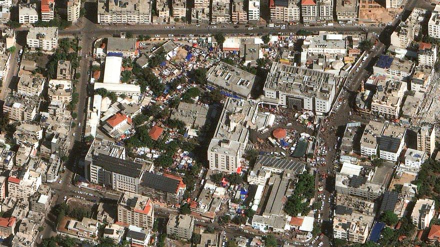 El hospital Al Shifa, en la ciudad de Gaza.