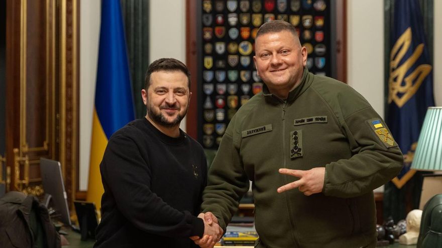 Zelenski relevó al popular jefe del Ejército ucraniano, Valeri Zaluzhni
