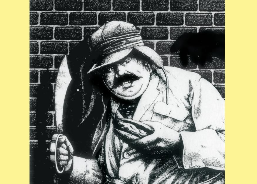 Fragmento de la portada de 'La conjura de los necios' en la primera edición de Anagrama.