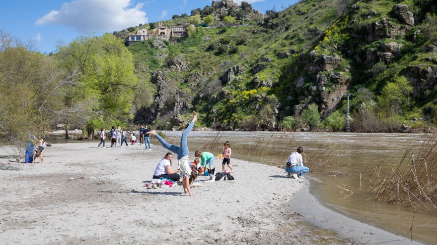 El Ayuntamiento confirma que no hay "ningún problema" tras el análisis de los sedimentos de la 'playa' en Toledo