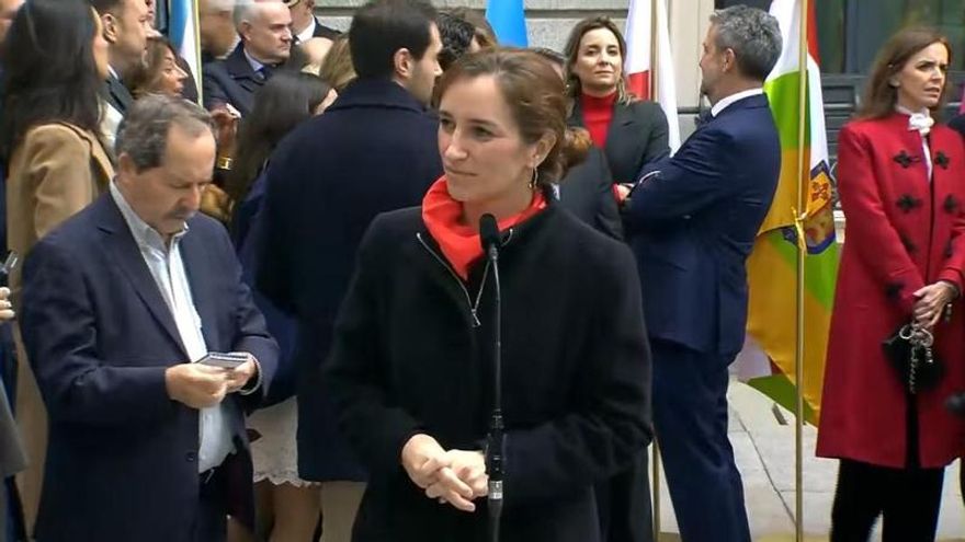 Mónica García en el día de la Constitución
