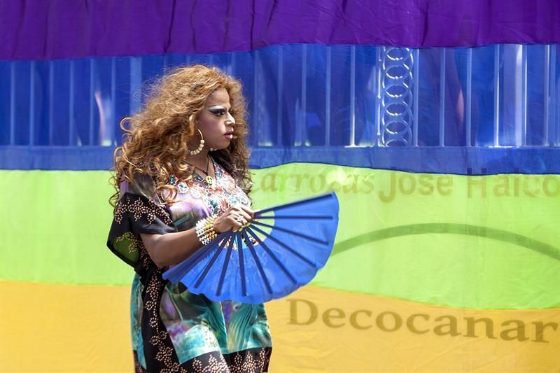 Pride Parade de Maspalomas 2015, la cabalgata que ha clausurado la Semana del Orgullo LGTB del sur de Gran Canaria. Foto: EFE