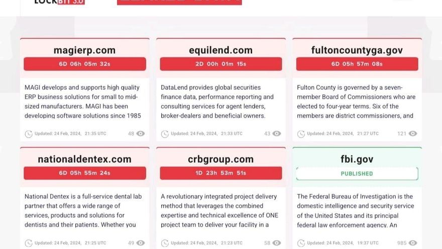 LockBit cumple su amenaza: "el grupo cibercriminal más dañino del mundo” vuelve a actuar y dice apoyar a Trump