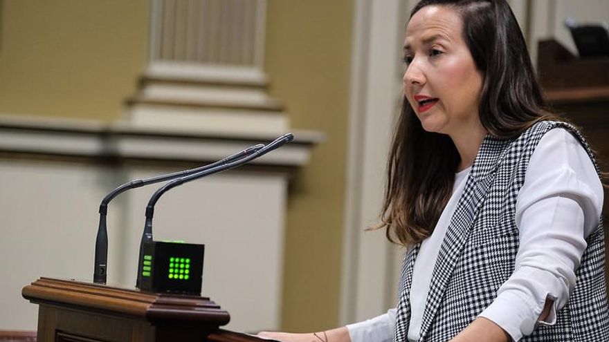 Lorena Hernández Labrador,  diputada del PP por La Palma en el Parlamento de Canarias.