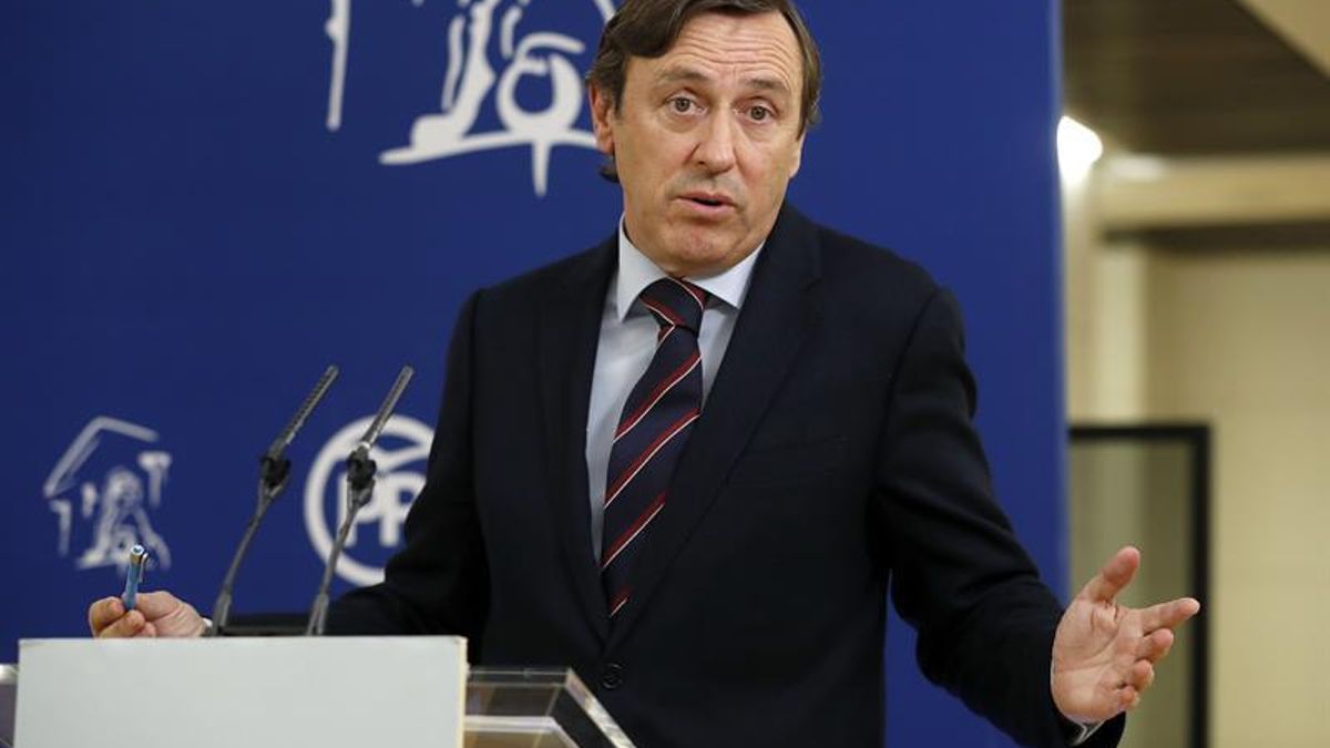 El portavoz del PP en el Congreso, Rafael Hernando