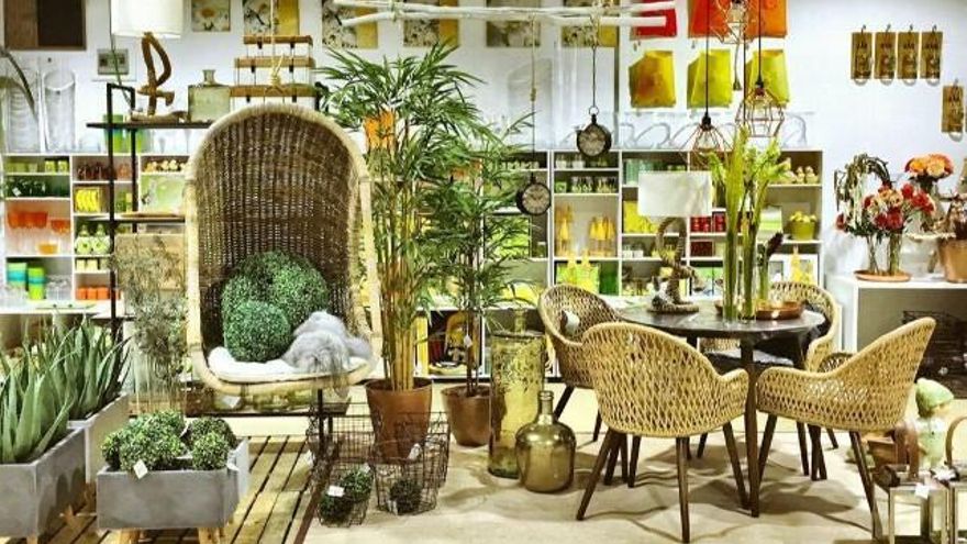 Las decoraciones vegetales de Magal ofrecen espacios visuales tan hermosos como éstos.